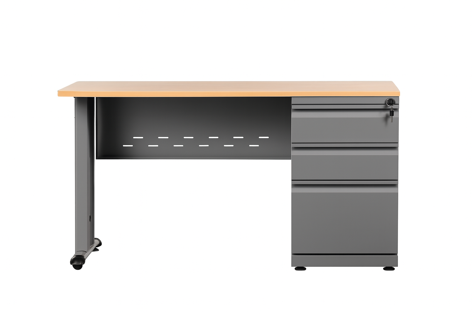 Escritorio de Oficina Gris